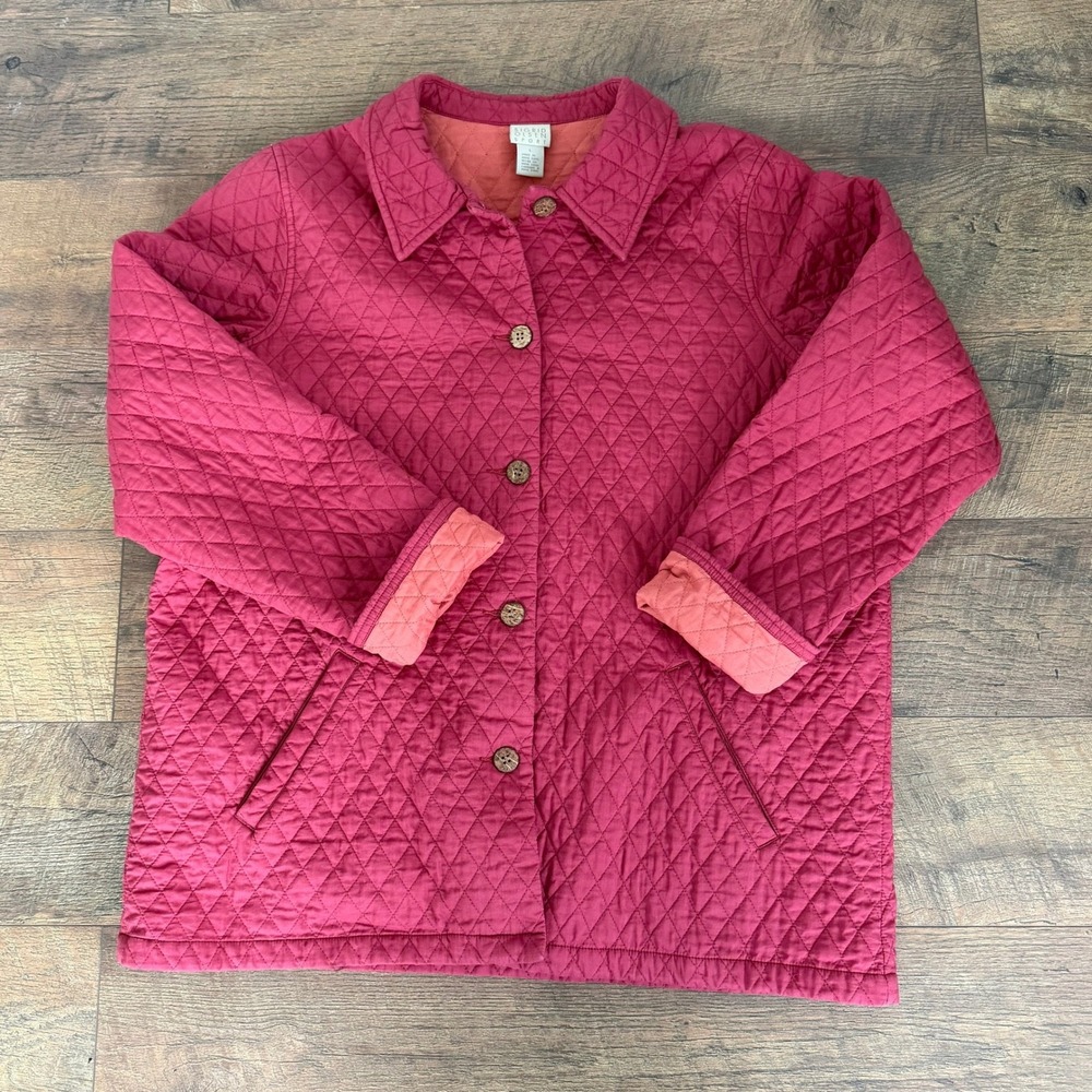 Sigrid Olsen Sport Quilted Barn Jacket Women's‎ Size Large